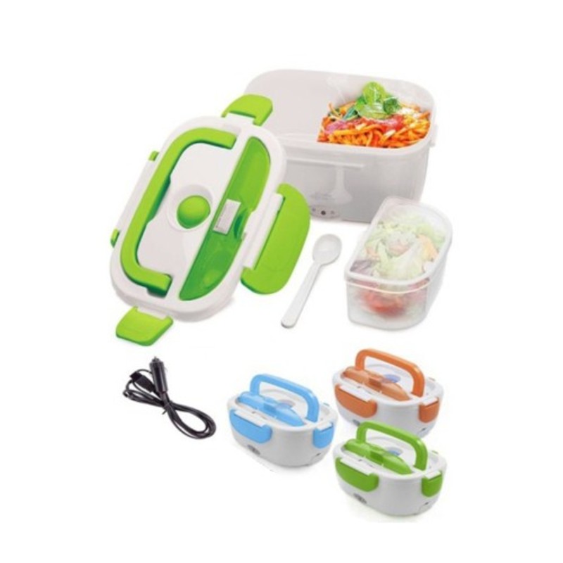 SCALDA CIBO CONTENITORE ELETTRICO PORTATILE AUTO 12V PORTAVIVANDE SCALDAVIVANDE