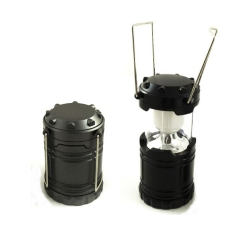 TORCIA DA CAMPEGGIO LANTERNA EMERGENZA LAMPADA CON LED LUCE PESCA PORTATILE