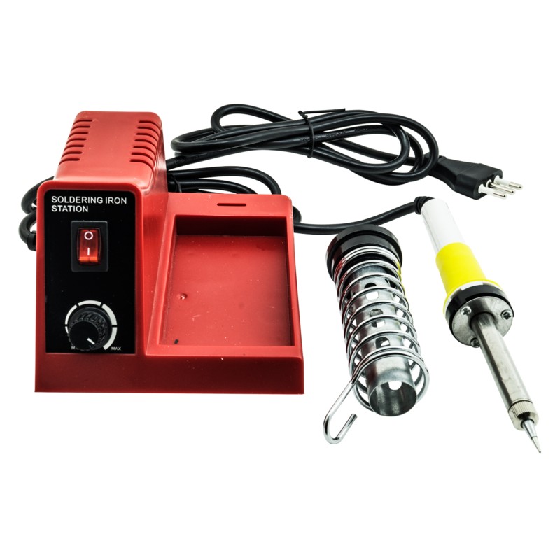 STAZIONE SALDANTE SALDATORE 40 WATT A STAGNO CON REGOLAZIONE POTENZA E PUNTE