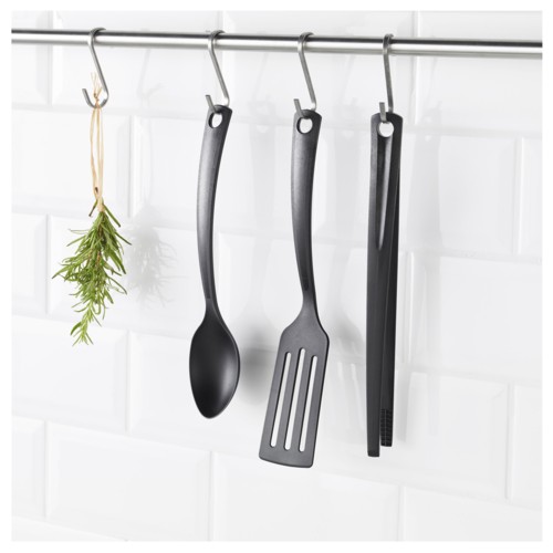 SET DA CUCINA 3 UTENSILI PER CUCINARE CUCCHIAIO PINZA PALETTA ANTIADERENTE