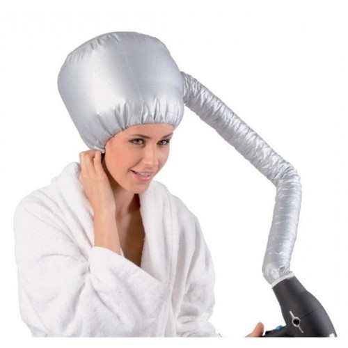 CUFFIA PER CAPELLI ASCIUGACAPELLI TERMICO CASCO ASCIUGA CAPELLI PORTATILE