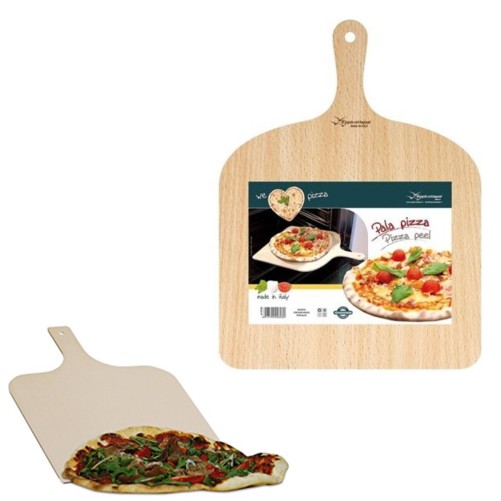 PALA PER PIZZE VASSOIO PORTA PANE FORMAGGI TAGLIERE TAVOLA LEGNO DI BETULLA