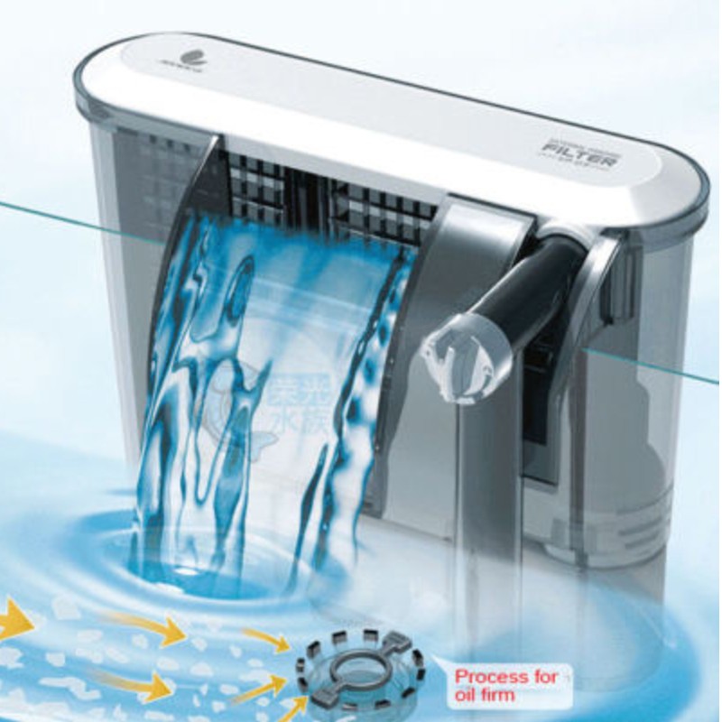 POMPA DI FILTRAGGIO ESTERNA FILTRO EFFETTO CASCATA ACQUARIO DOLCE SALATO