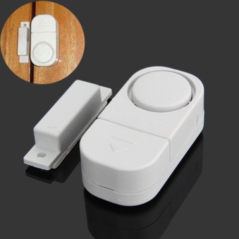 ALLARME CON SENSORE MAGNETICO PER PORTE FINESTRE CASA UFFICIO ANTIFURTO WIRELESS