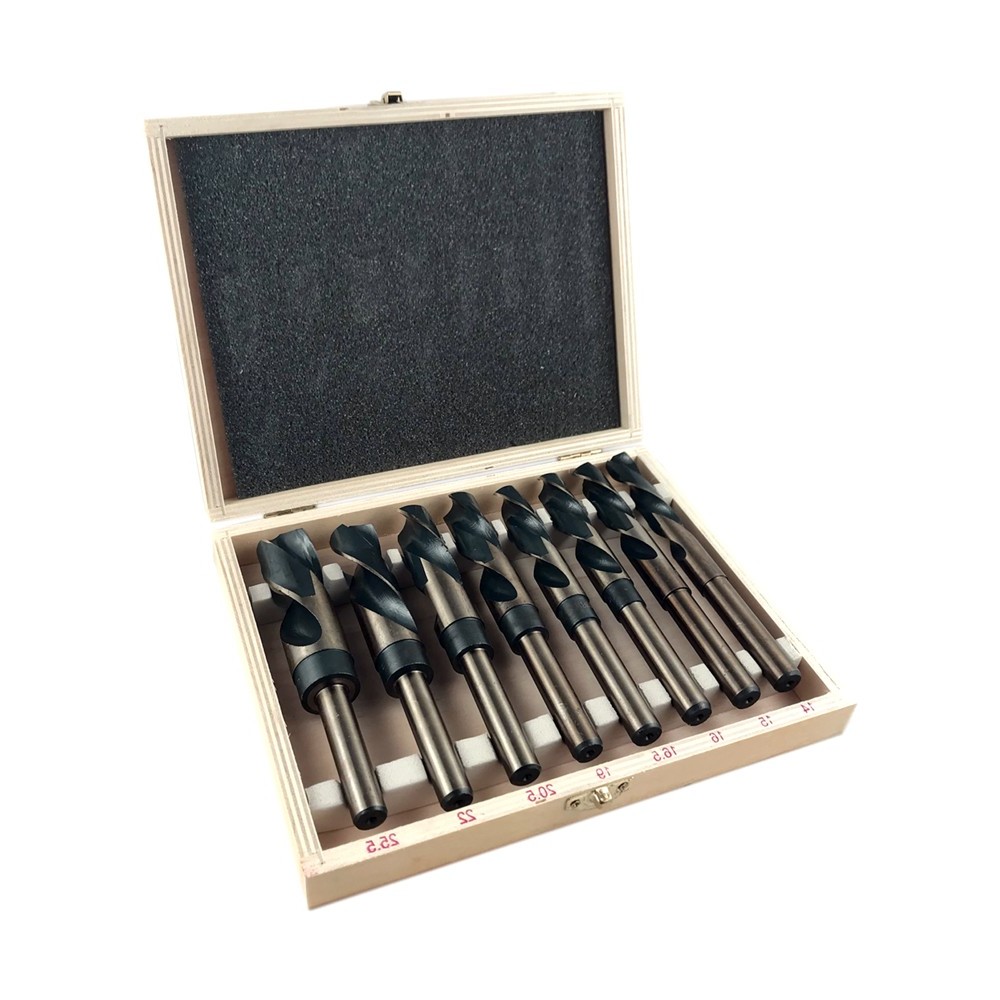 SET 8 PUNTE TRAPANO KIT FRESE PER FERRO E MATERIALI FERROSI
