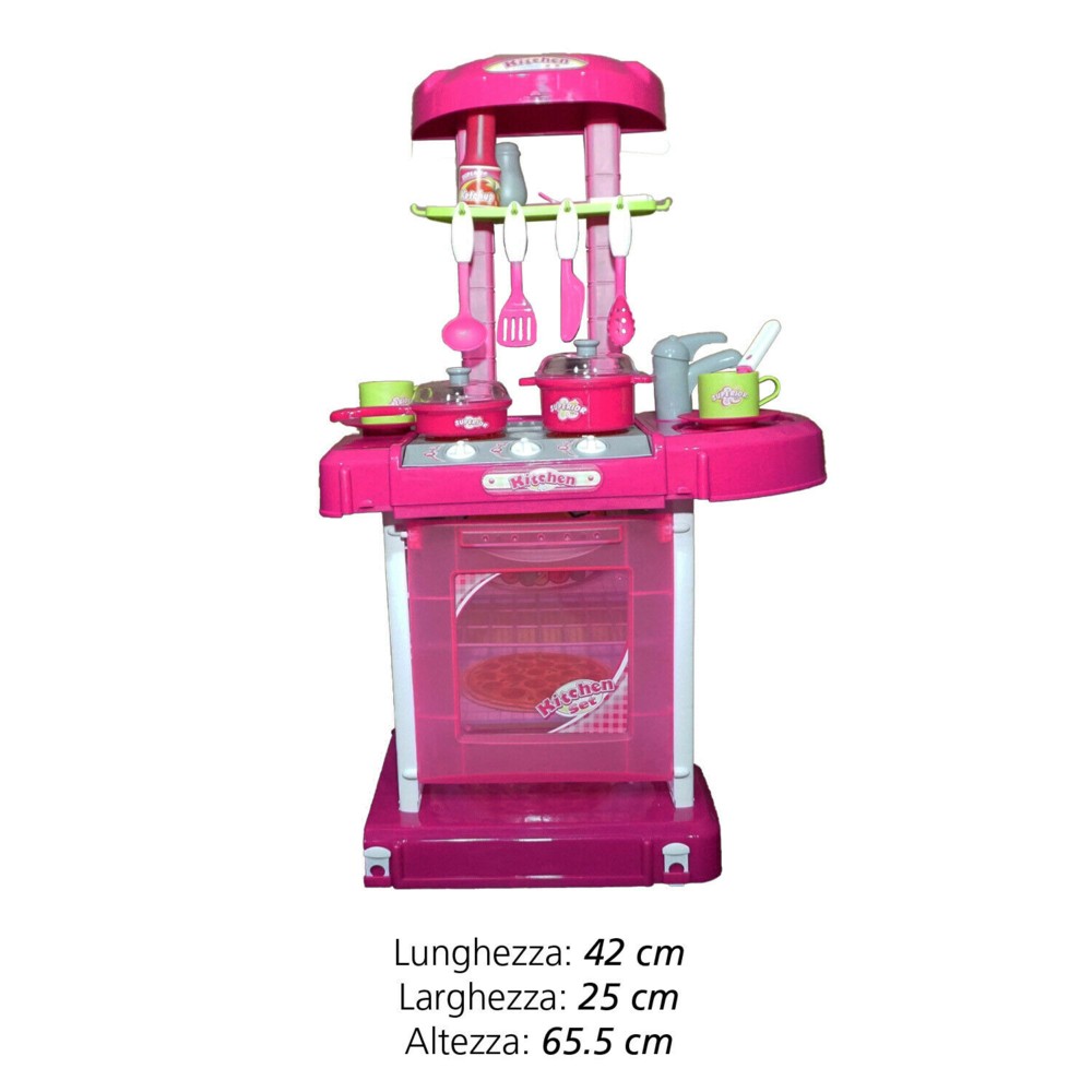 Cucina Da Gioco Per Bambini Con Luci E Suoni Chef Giocattolo 42 X 25 X 65.5