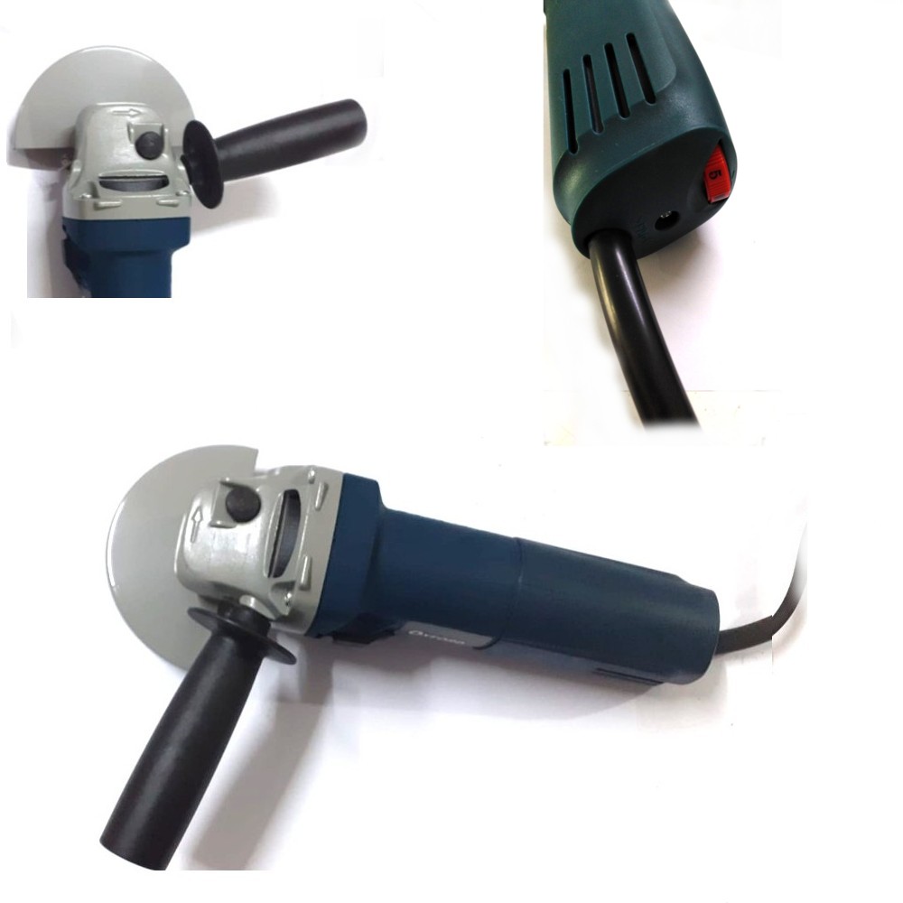 Smerigliatrice Angolare 710W Frullino Flex Disco 115Mm Manico Doppia Posizione