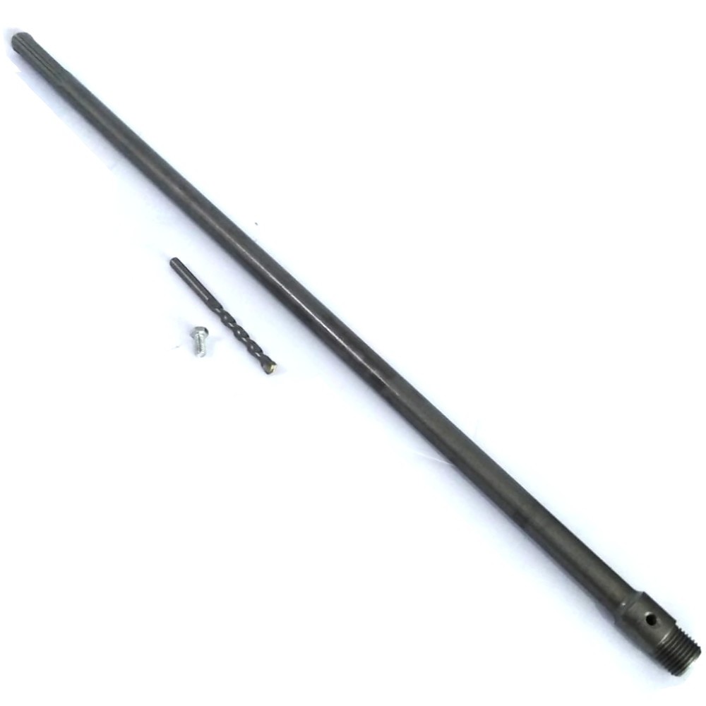 Asta Fresa Carotatrice A Tazza Barra Prolunga Attacco Sds Max 65 Cm Con Punta Trapano Inserita 72 Cm