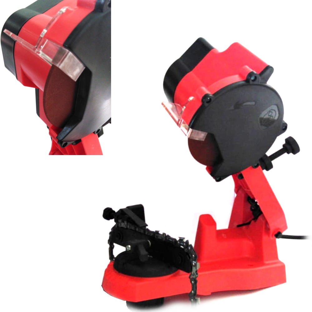 FAST WORLD SHOPPING ® Affilacatene Elettrico Affila Catene Motoseghe 150Watt 5000 Rpm Con Disco 105Mm.