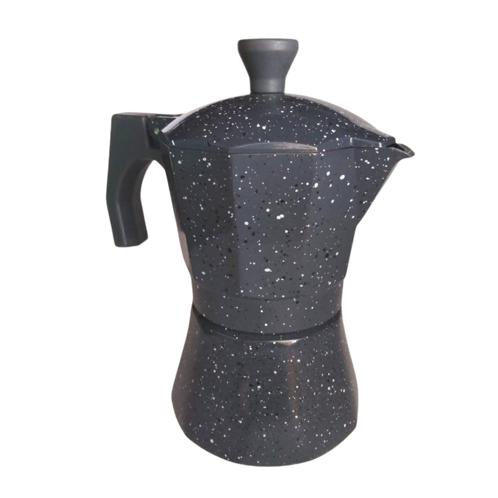 Caffettiera 2 Tazze Moka Express Effetto Pietra Macchinetta Da Caffe Espresso