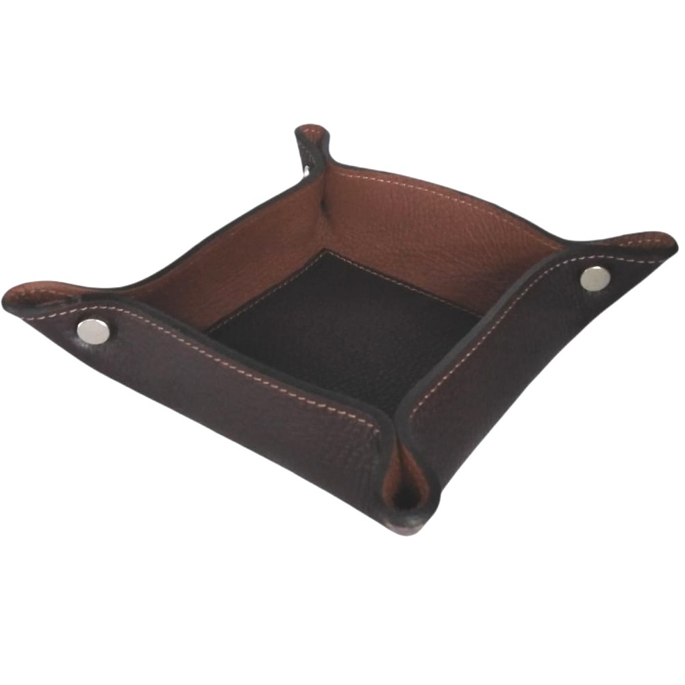 Svuotatasche In Vera Pelle Porta Oggetti Salvaspazio Organizer Svuota Tasche
