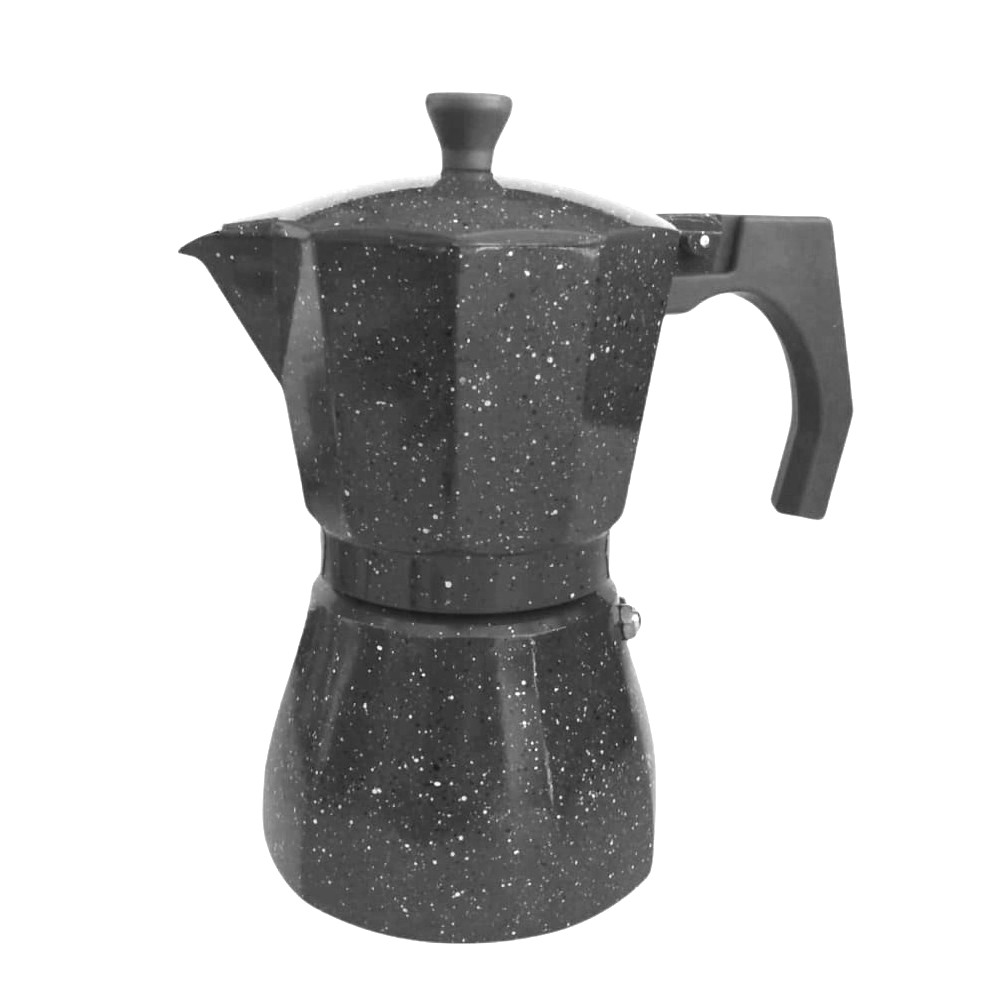 Moka 6 Tazze Caffettiera Napoletana Effetto Pietra
