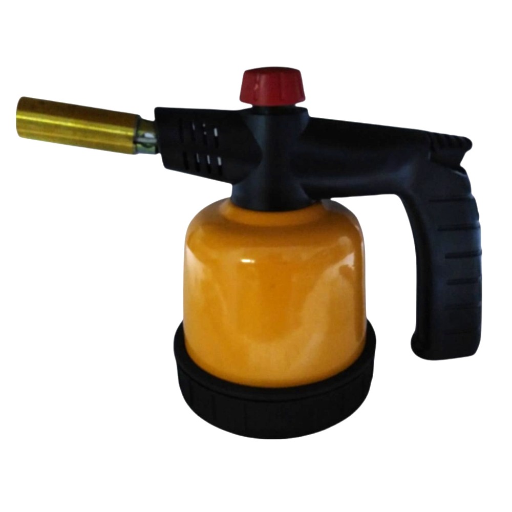 Cannello A Gas Butano Bruciatore Con Ricarica 190Gg Saldatore Piezo Elettrico