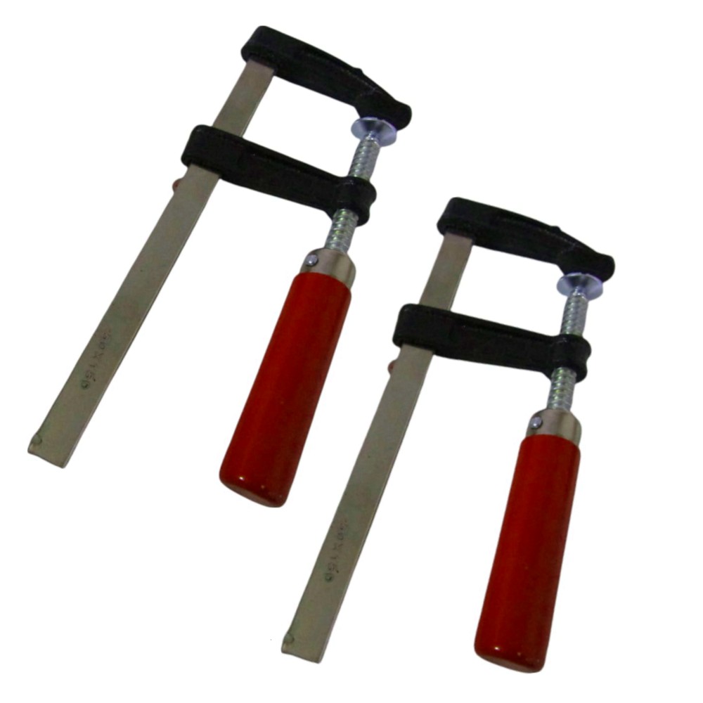Coppia Stringenti 150 x 50Mm Morsettine Da Lavoro Morse Morsetti Strettoi