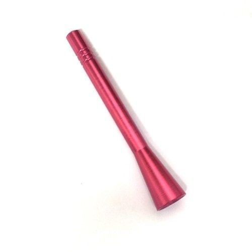 FWS ANTENNA AUTO IN ALLUMINIO MINI RICEVITORE FUXIA UNIVERSALE CON ADATTATORI