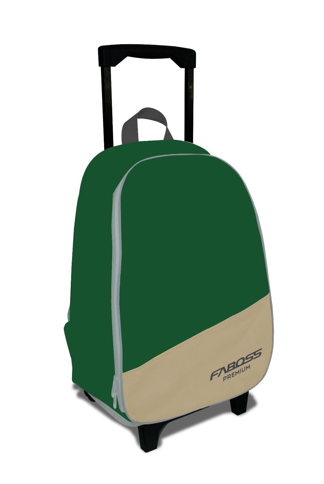 Borsa Termica Trolley Zaino Termico 20 Litri Faboss 32x23x51Cm Verde con Ruote