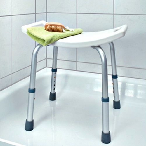 SGABELLO DOCCIA PER ANZIANI DISABILI ALTEZZA REGOLABILE SEDIA SEDILE VASCA BAGNO