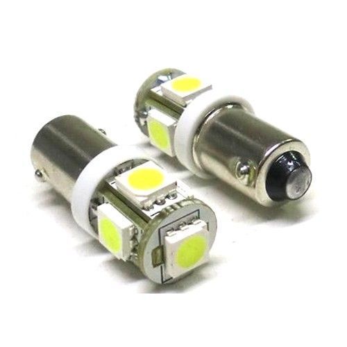 FWS LAMPADINE CANBUS 5 LED BA9S T4W 5050 LUCI POSIZIONE TARGA CRUSCOTTO