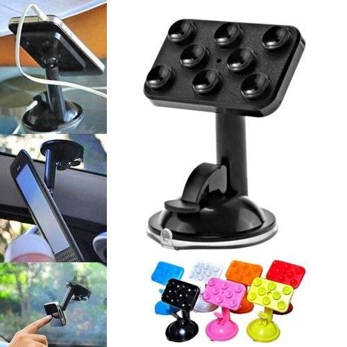 FWS SUPPORTO UNIVERSALE PER AUTO CON 8 VENTOSE PER TUTTI SMARTPHONE TABLET