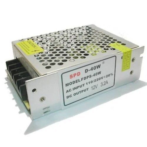 FWS ALIMENTATORE CON TRIMMER 220V - 12V 3A TRASFORMATORE STABILIZZATO SWITCH