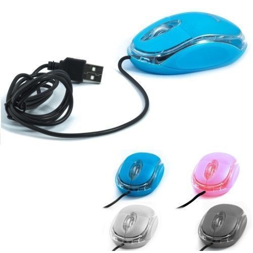 FWS MINI MOUSE OTTICO CON FILO USB 2.0 PC NOTEBOOK NETBOOK