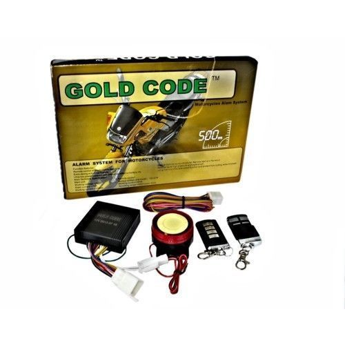 FWS KIT ANTIFURTO UNIVERSALE PER MOTO ALLARME SIRENA 125 DB ANTI FURTO CODE GOLD