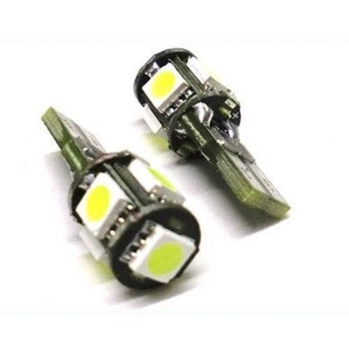 FWS COPPIA LAMPADINE CANBUS 5 LED W5W T10 AUTO LUCI POSIZIONE TARGA INTERNO