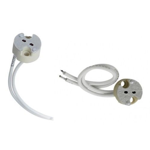 FWS PORTALAMPADA CERAMICA MR16 PORTA LAMPADA GU5.3 FARETTO ATTACCO DIRETTO RETE