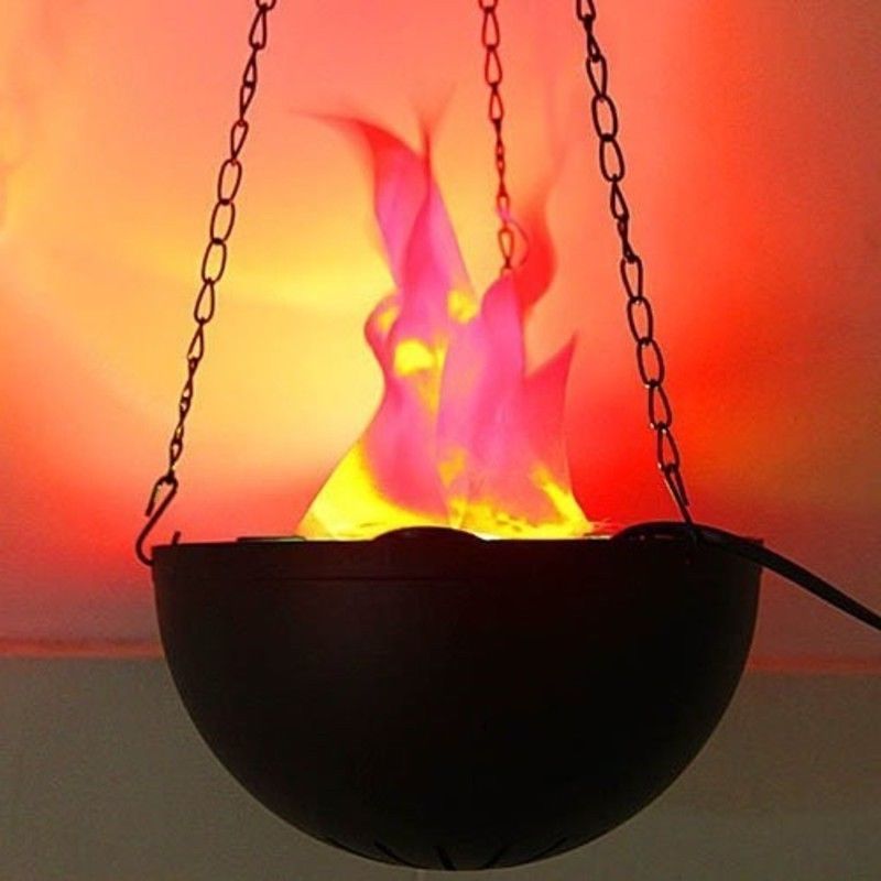 LAMPADA EFFETTO FIAMMA VENTILATA LUCE DECORATIVA A SOSPENSIONE CASA UFFICIO