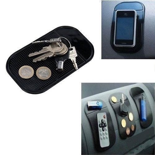 TAPPETINO SILICONE SUPPORTO ATTACCA CHIAVI SOLDI MONETE SMARTPHONE PER AUTO