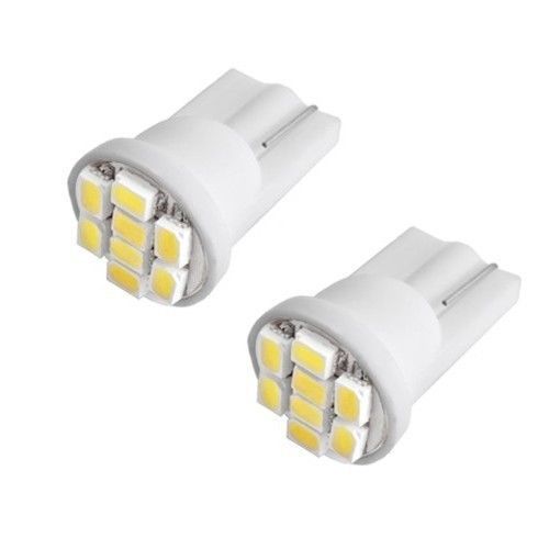FWS COPPIA LAMPADE 8 LED SMD BIANCO LUCE DI POSIZIONE ATTACCO T10 W5W LAMPADINA