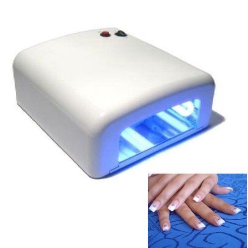 FWS LAMPADA UV PER RICOSTRUZIONE UNGHIE MANICURE PEDICURE NAIL ART 36 WATT TIMER