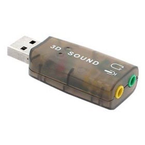 FWS SCHEDA AUDIO 3D USB ADATTATORE ESTERNO ADAPTER SOUND CUFFIE CASSE MICROFONO