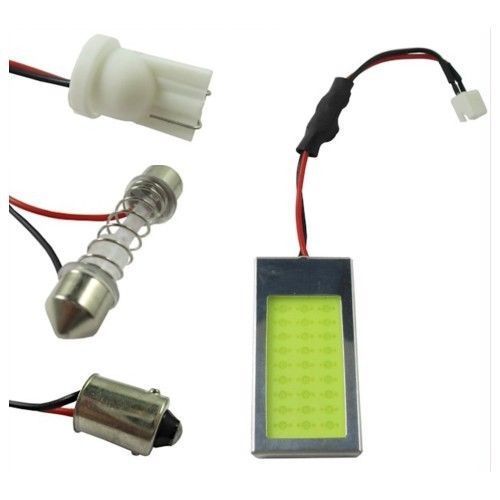 FWS PANNELLO A LED 27 SMD CON ADATTATORI PIASTRA PER INTERNI AUTO CAMPER FURGONI