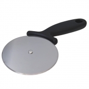 ROTELLA TAGLIA PIZZE LAMA ACCIAIO INOX TAGLIAPIZZA FOCACCE A FETTINE RUOTA 10CM